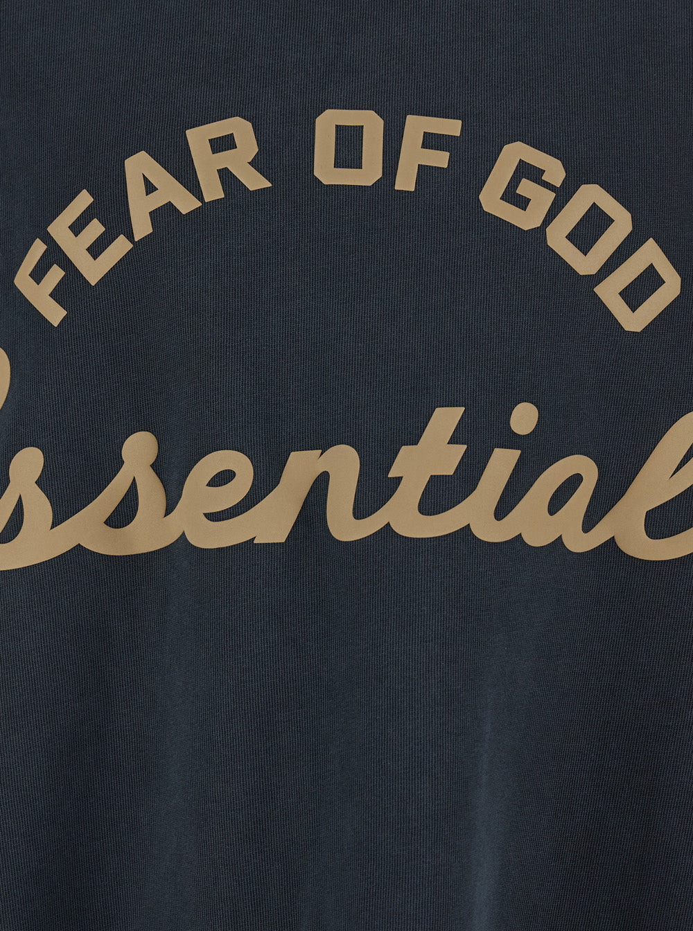 Fear Of God Men Gray T-Shirt With Short Sleeves And Round Neck For Men FEAR OF GOD