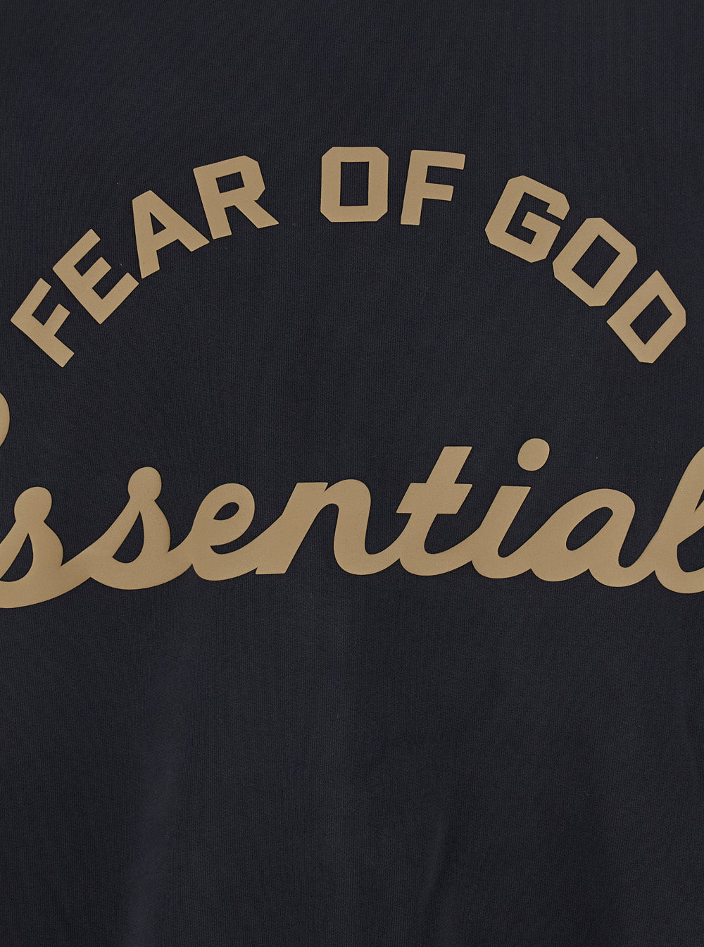 Fear Of God Men 'Training 90'S' Black Sweatshirt With Printed Logo On The Front In Cotton Man