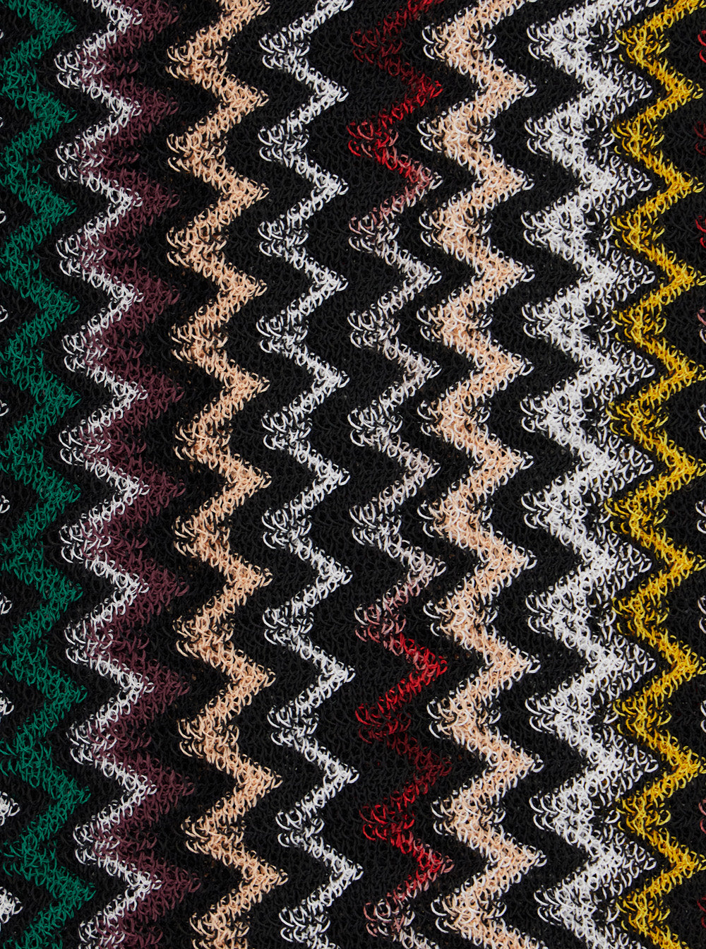 Missoni Women Scarf 'Sc35vida4940001' Multicolor With Zig Zag Motif In Viscose Women MISSONI