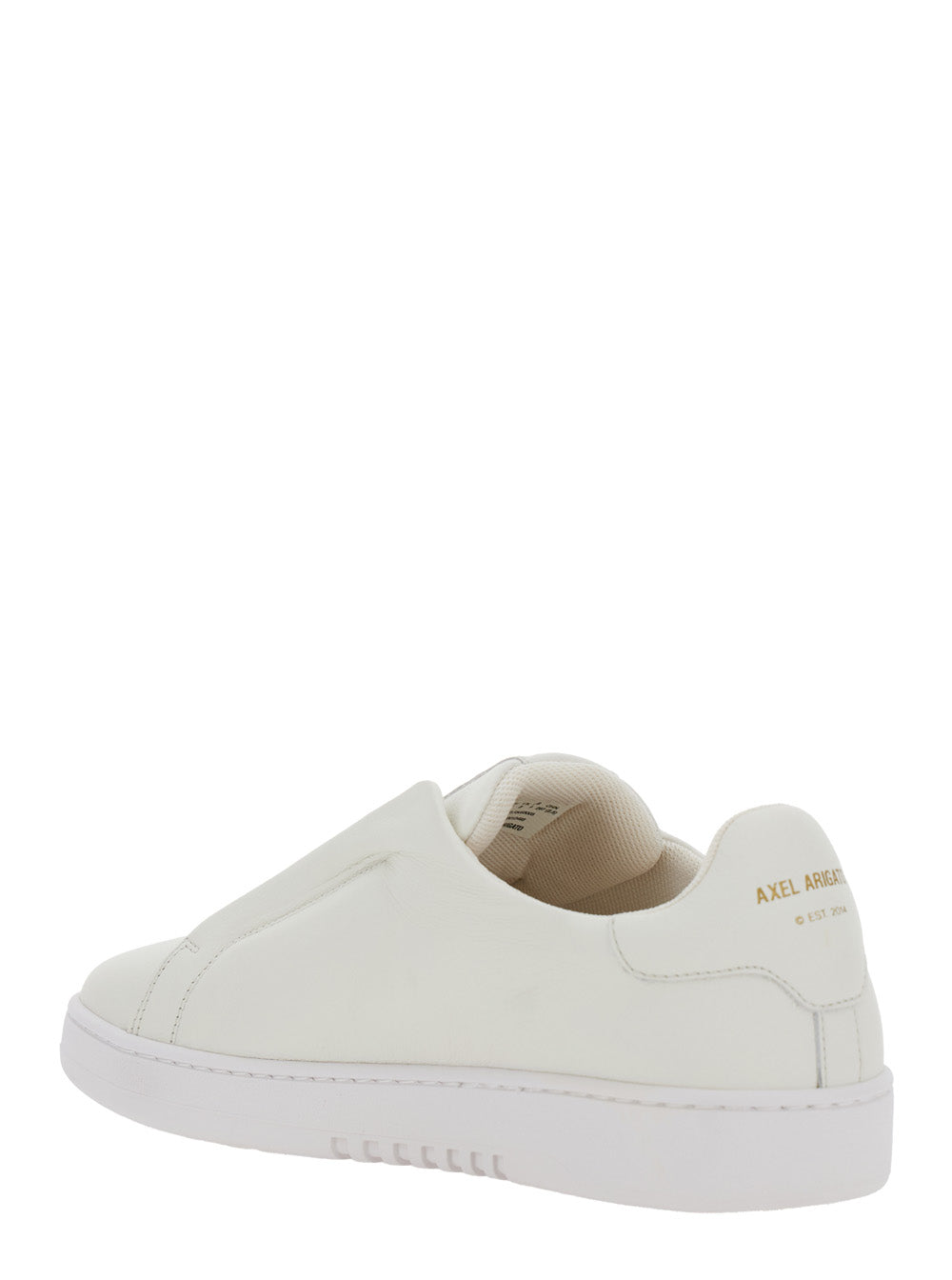 Axel Arigato Men 'Dice Laceless' White Sneaker With Lettering Logo On Side And Heel In Leather Man AXEL ARIGATO