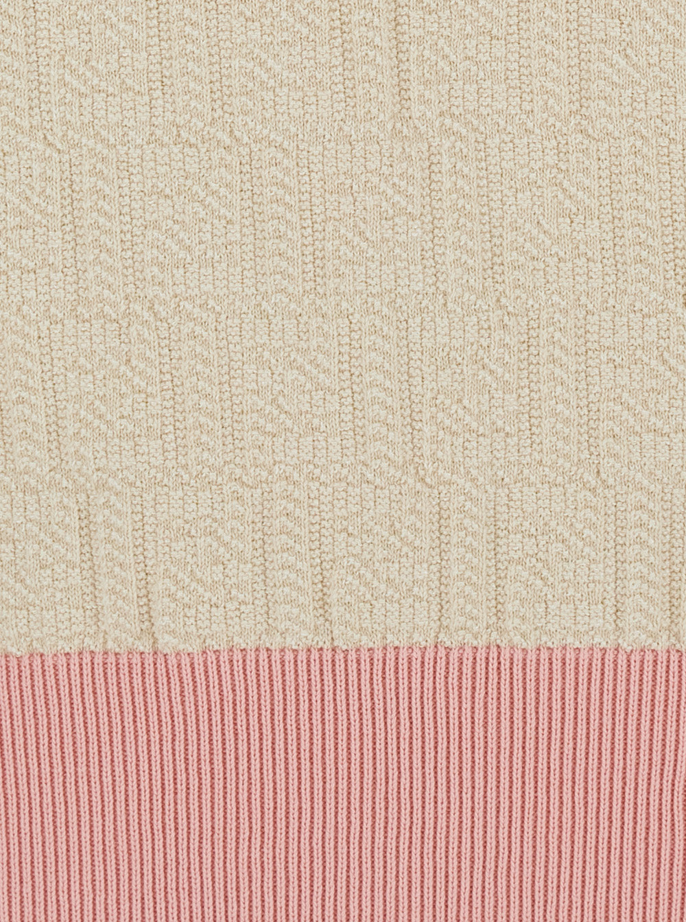 Fendi Women Beige Long-Sleeved Sweater With V-Neck And All-Over Ff Motif In Cotton Women FENDI