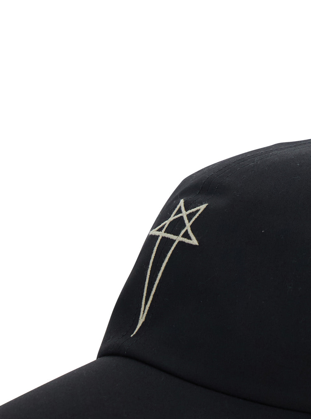 Drkshdw Men Embroidered Visor Cap - Black Cotton Hat For Men DRKSHDW
