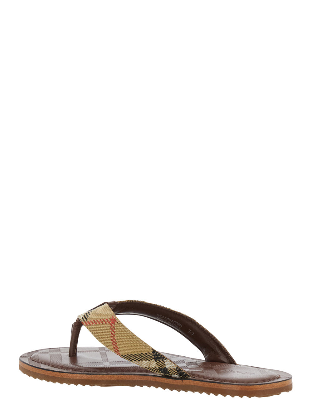 Burberry Women Sandals 'Le Pavillon' Beige With Elegant Leather Details For Women BURBERRY