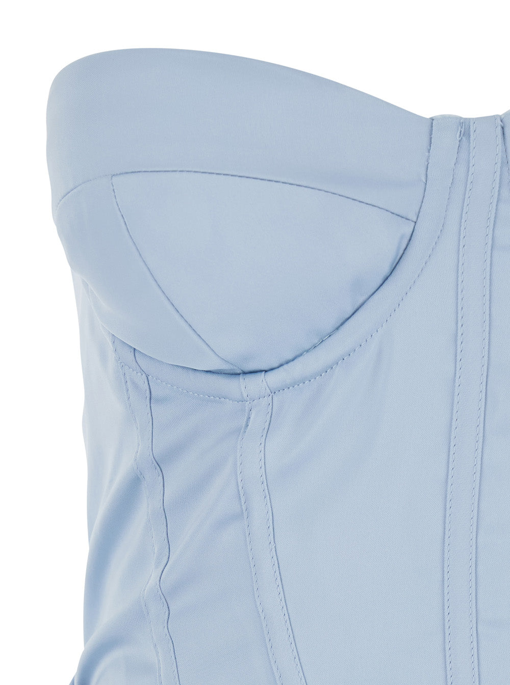 Rotate Women Dress 'Satin Corset Maxi Dress' Blue In Polyester For Women ROTATE