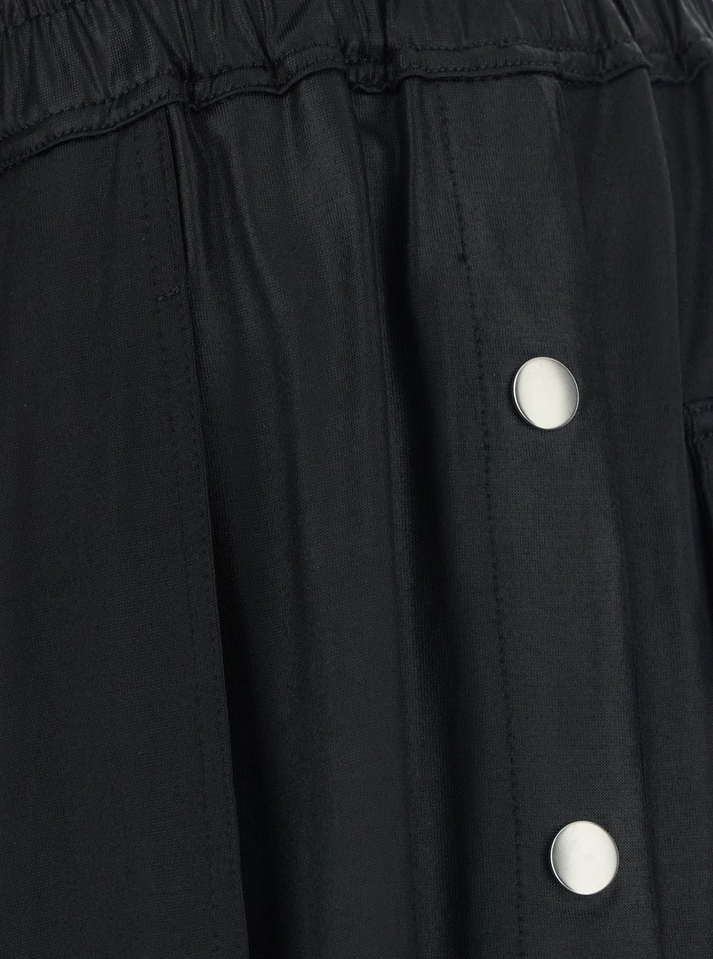 Drkshdw Men Black Shorts With Elasticated Waist And Drawstring In Tech Fabric For Men DRKSHDW