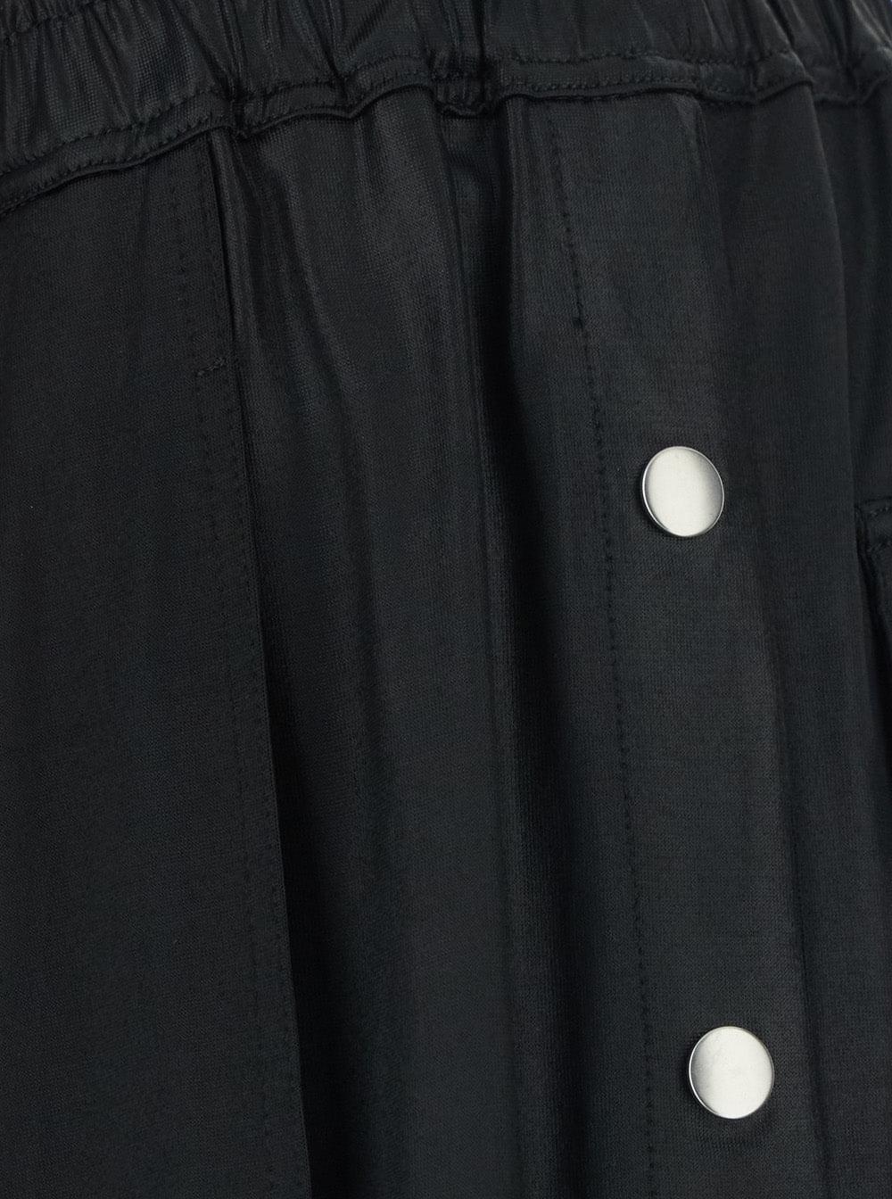 Drkshdw Men Black Shorts With Elasticated Waist And Drawstring In Tech Fabric For Men DRKSHDW