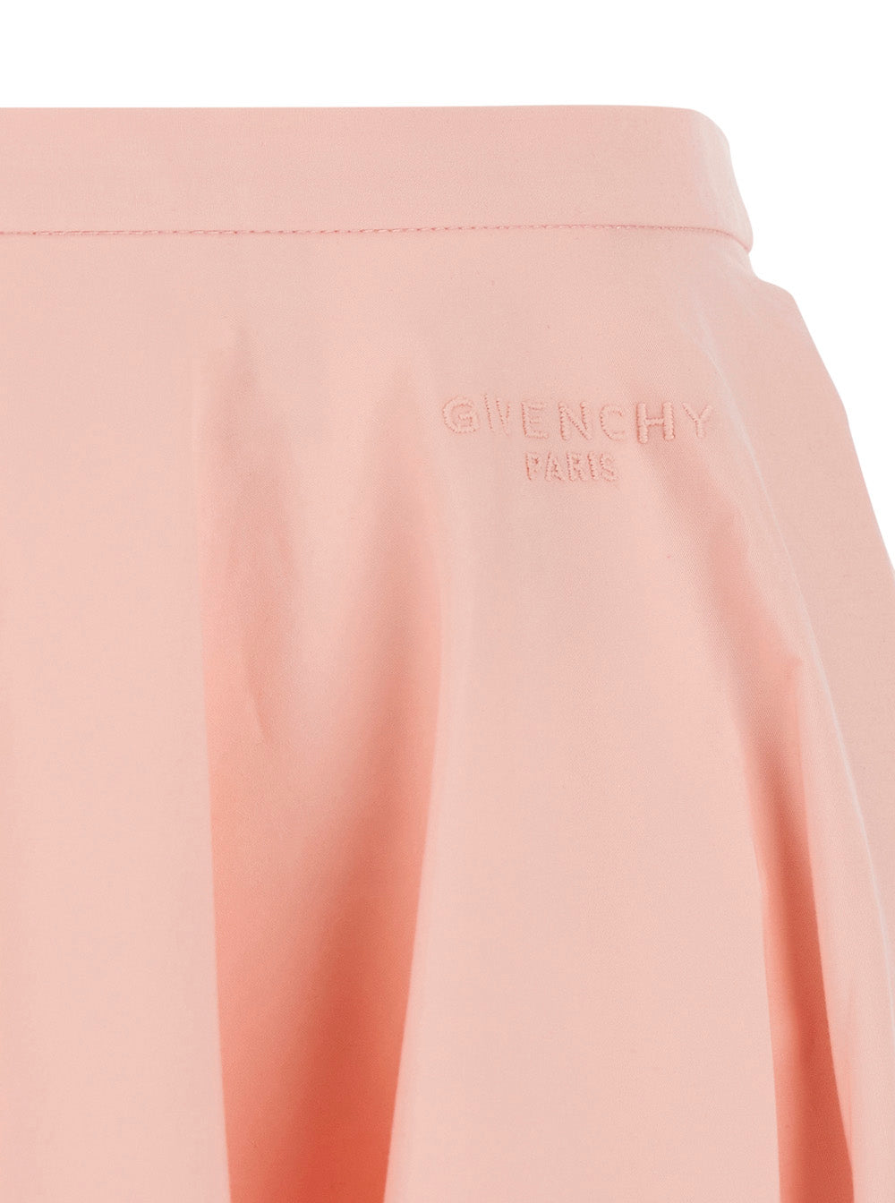 Givenchy Women Pink A-Line Skirt With Flared Design In Cotton For Women GIVENCHY