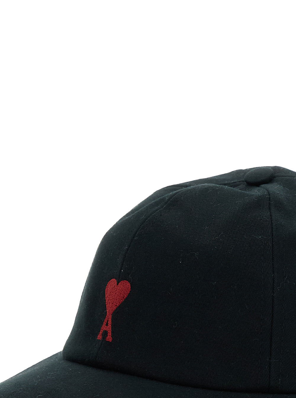 Ami Paris Men Baseball Cap With Adc Logo Embroidery On The Front In Black Cotton For Men AMI PARIS
