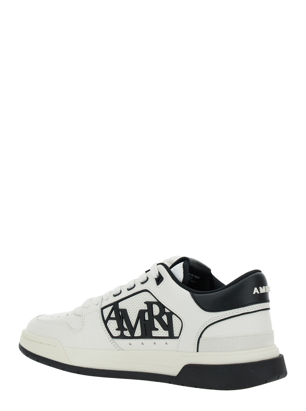 Amiri Men Low Top Sneakers With Logo Patch On The Side And Contrasting Heel With Leather Logo Lettering For Men AMIRI