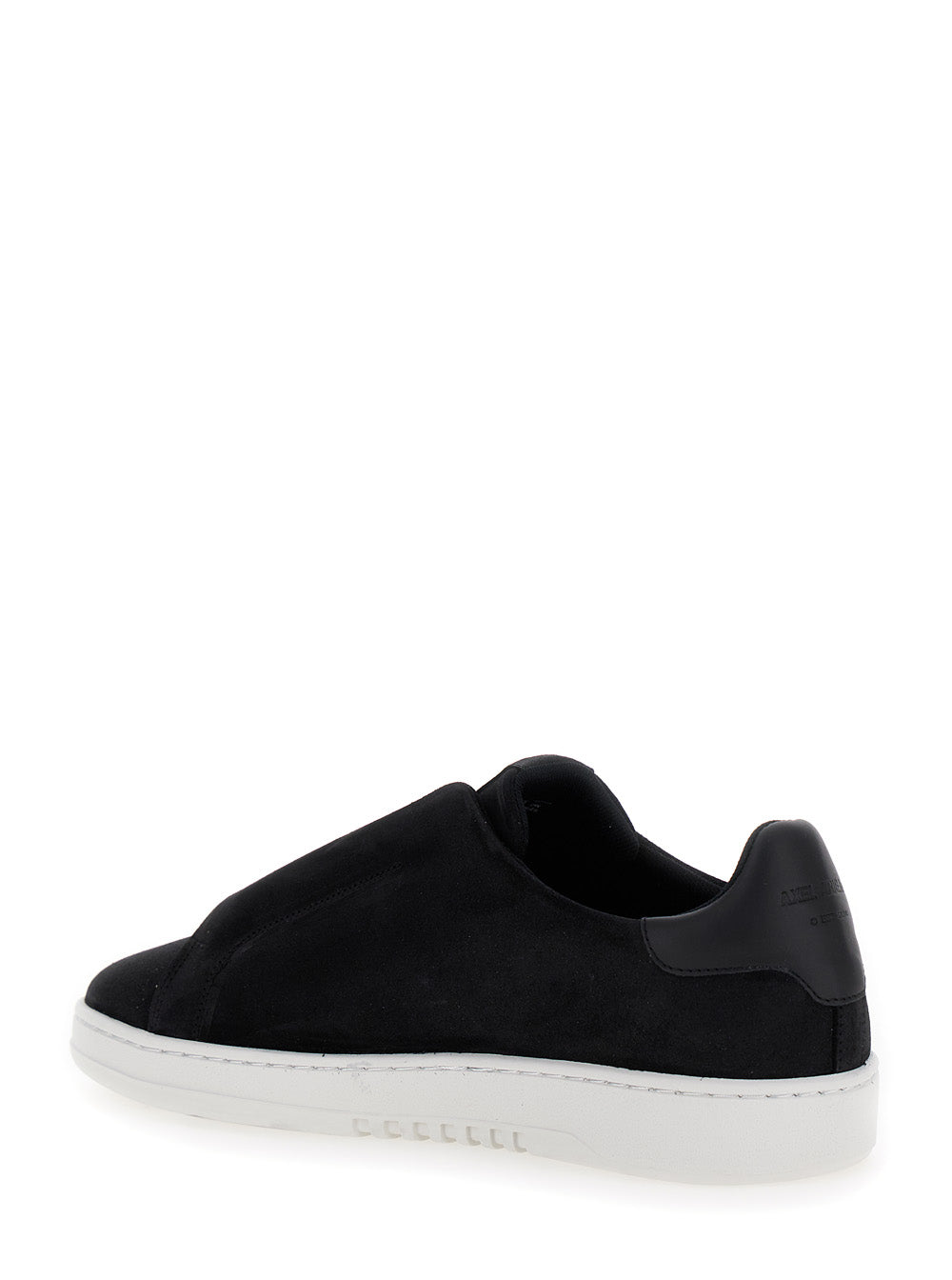 Axel Arigato Men Low Sneakers 'Dice Laceless' Slip-On In Black Suede Men