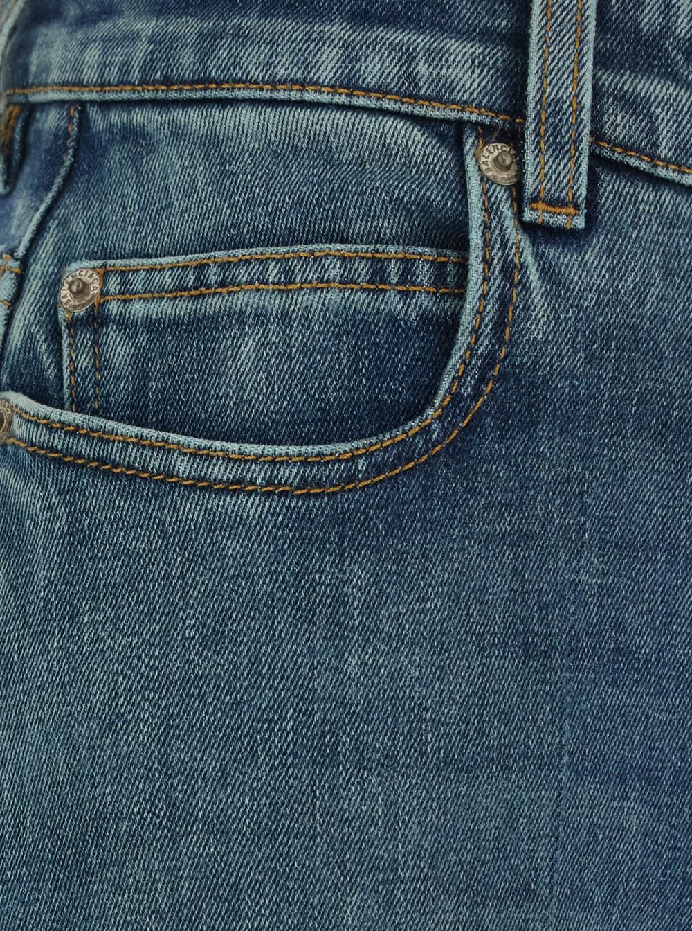 Balenciaga Women Blue High-Waisted Jeans With Logo Patch On The Back In Denim For Women BALENCIAGA