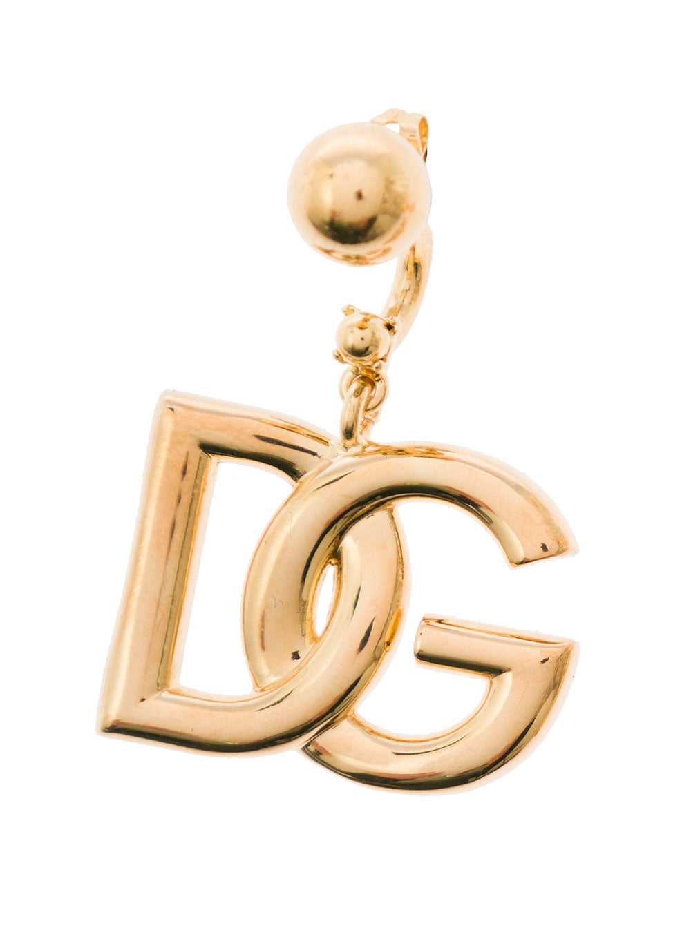Dolce & Gabbana Women Gold Color Dg Logo Drop Earrings For Women DOLCE & GABBANA