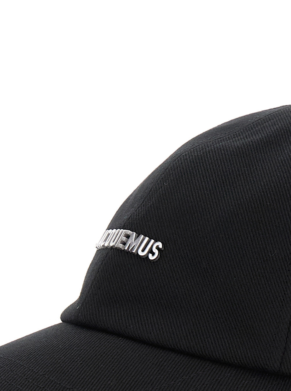 Jacquemus Women Baseball Cap 'La Casquette Gadjo' With Logo Lettering On The Front In Black Cotton For Men JACQUEMUS