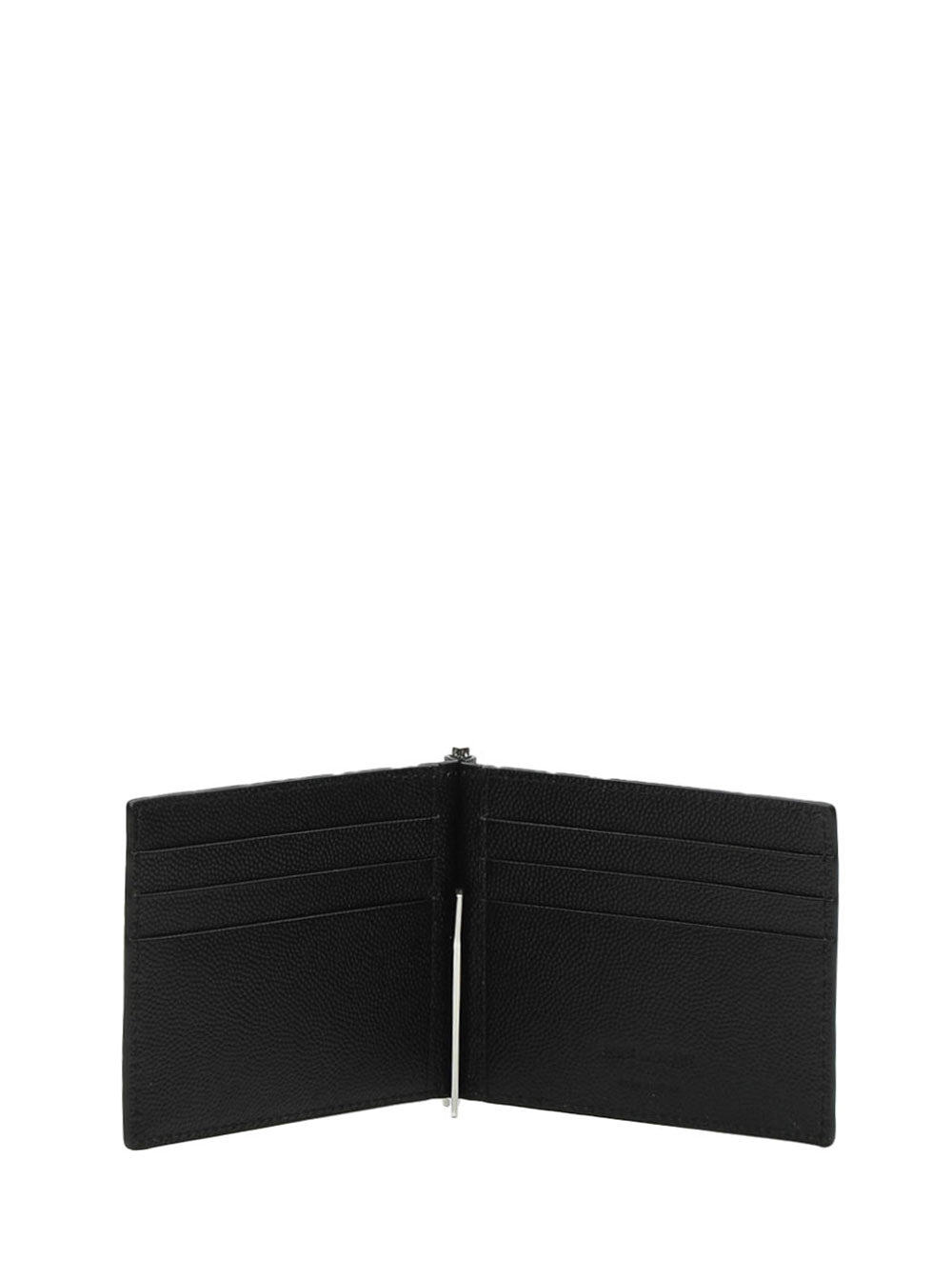 Saint Laurent Men Wallet With Logo On The Front In Black Leather For Men SAINT LAURENT