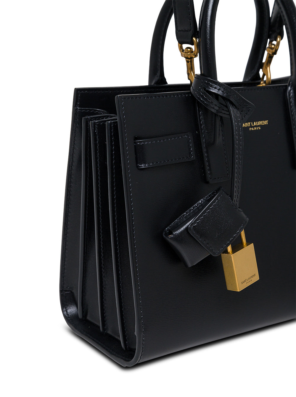 Saint Laurent Women Handbag 'Nano Sac Du Jour' In Black Leather For Women SAINT LAURENT