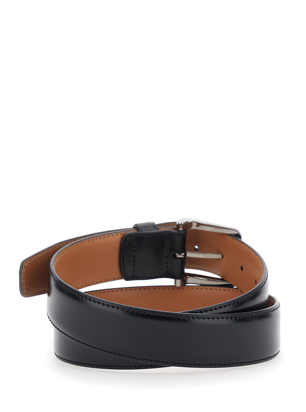 Tod's Men Belt With Adjustable Buckle Closure In Black Leather For Men TOD'S