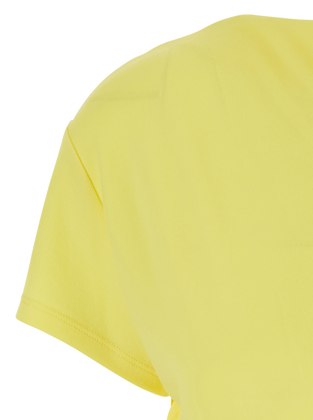 Jacquemus Women 'La Robe Mistral' Yellow Dress With Boat Neckline And Open Back With Draping In Viscose For Women JACQUEMUS