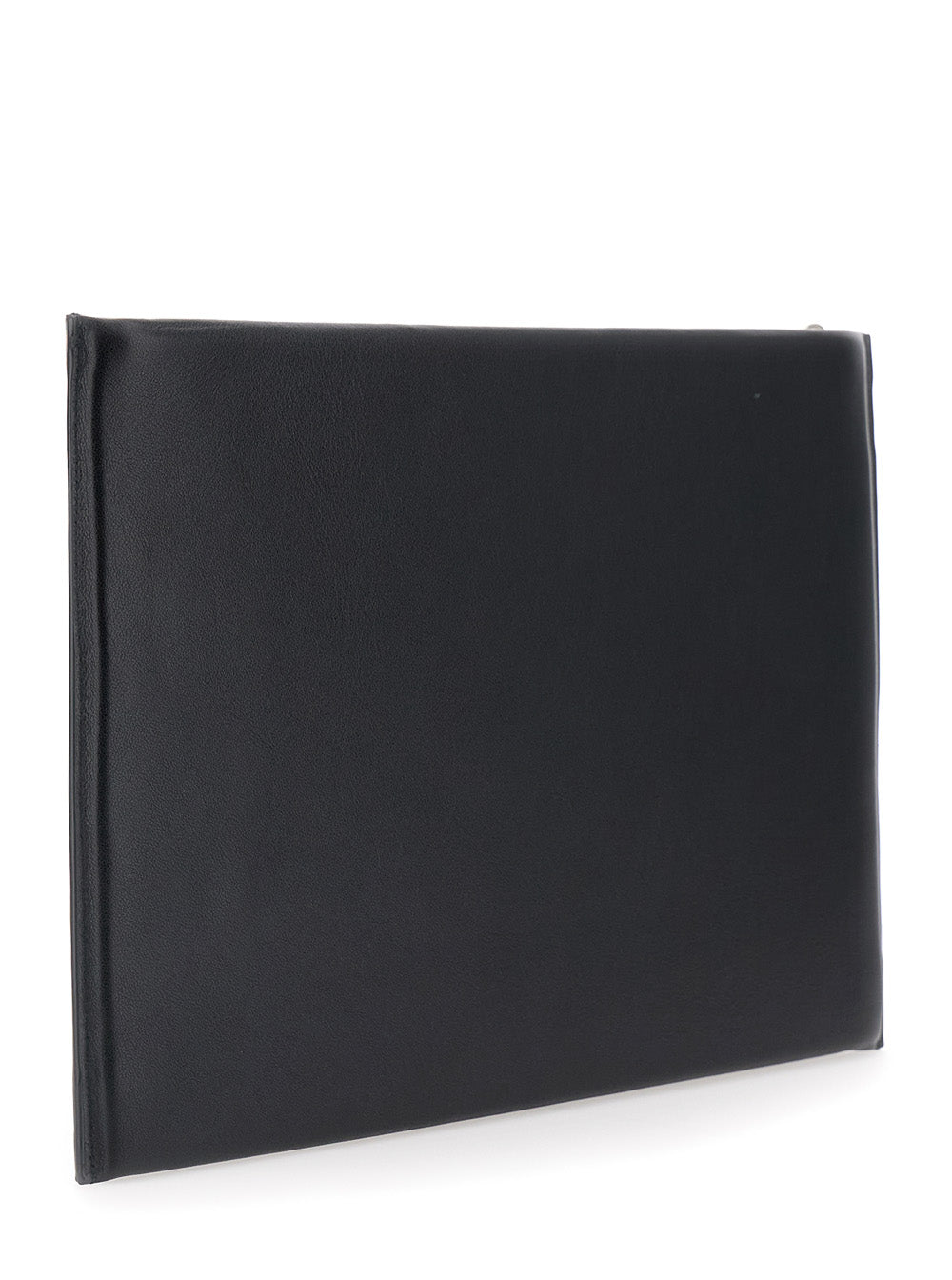 Givenchy Men 'Antigona' Black Clutch With Logo Lettering On The Front In Leather For Women GIVENCHY