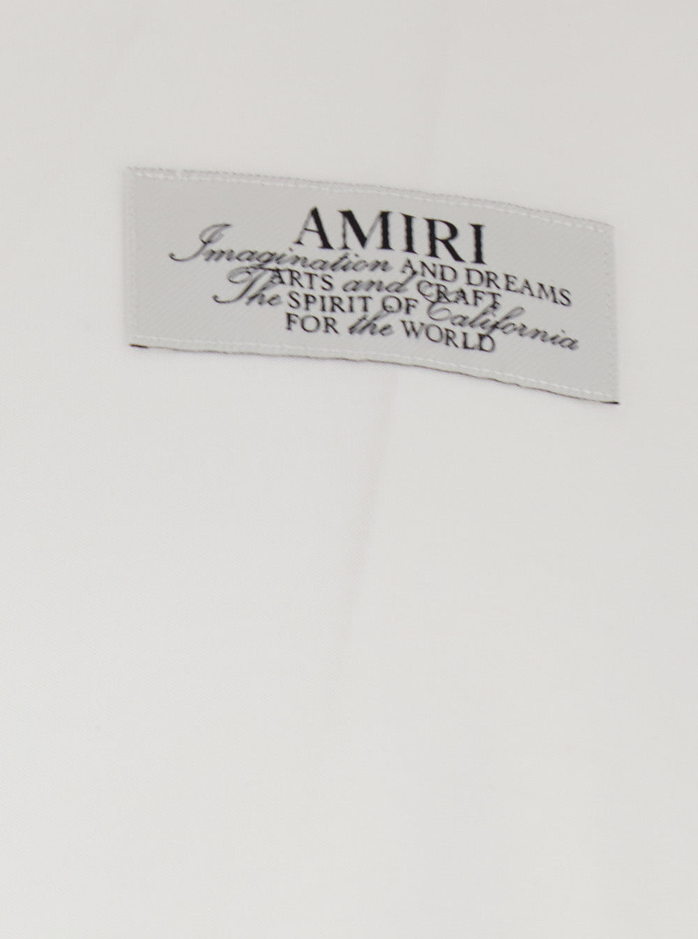 Amiri Men White T-Shirt With Spirit Print On The Front In Cotton For Men AMIRI