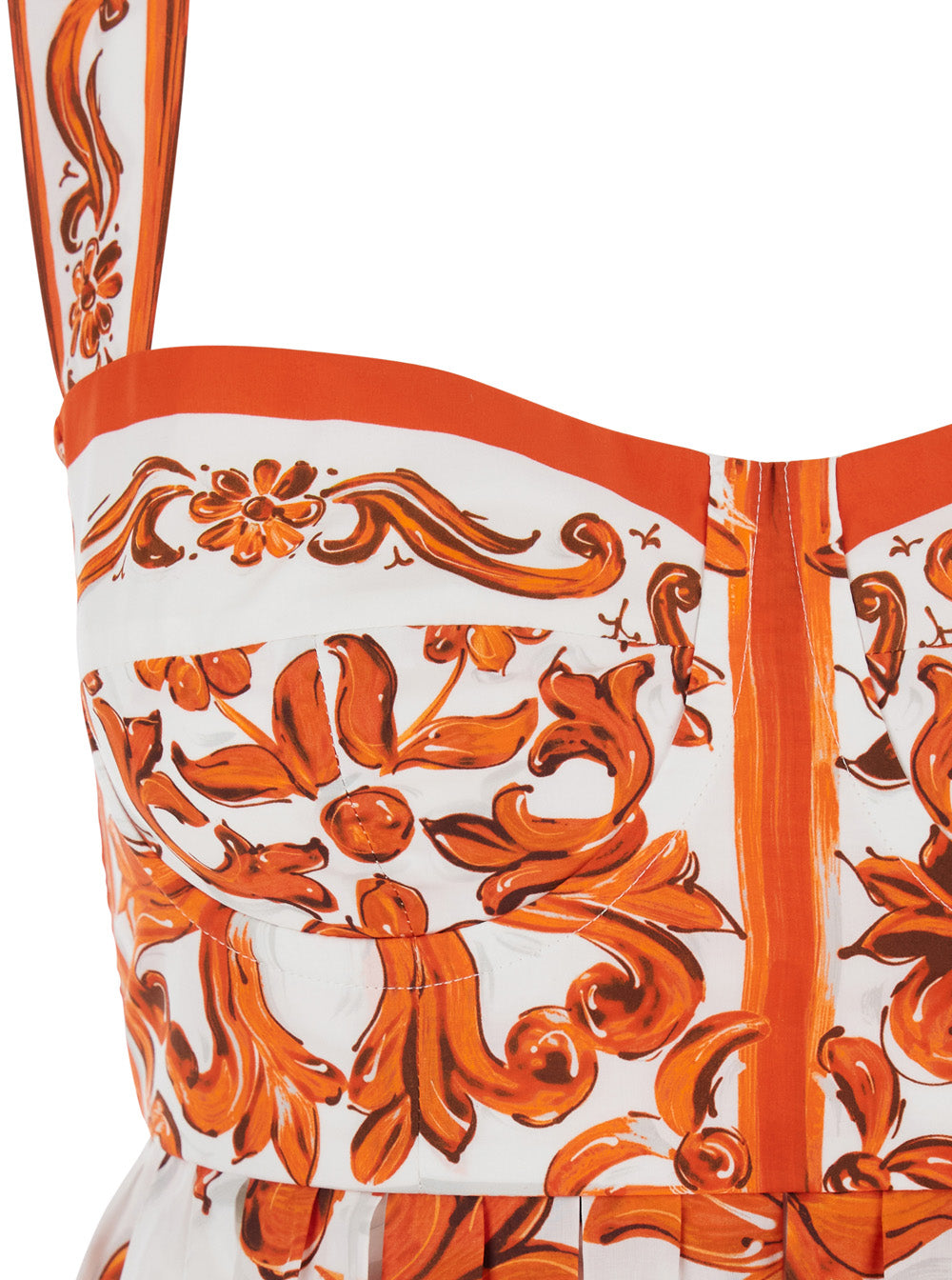 Dolce & Gabbana Women Maiolica Mini Dress DOLCE & GABBANA