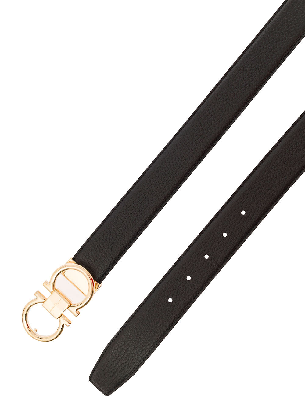 Ferragamo Men Reversibile Ad Black + Brown FERRAGAMO