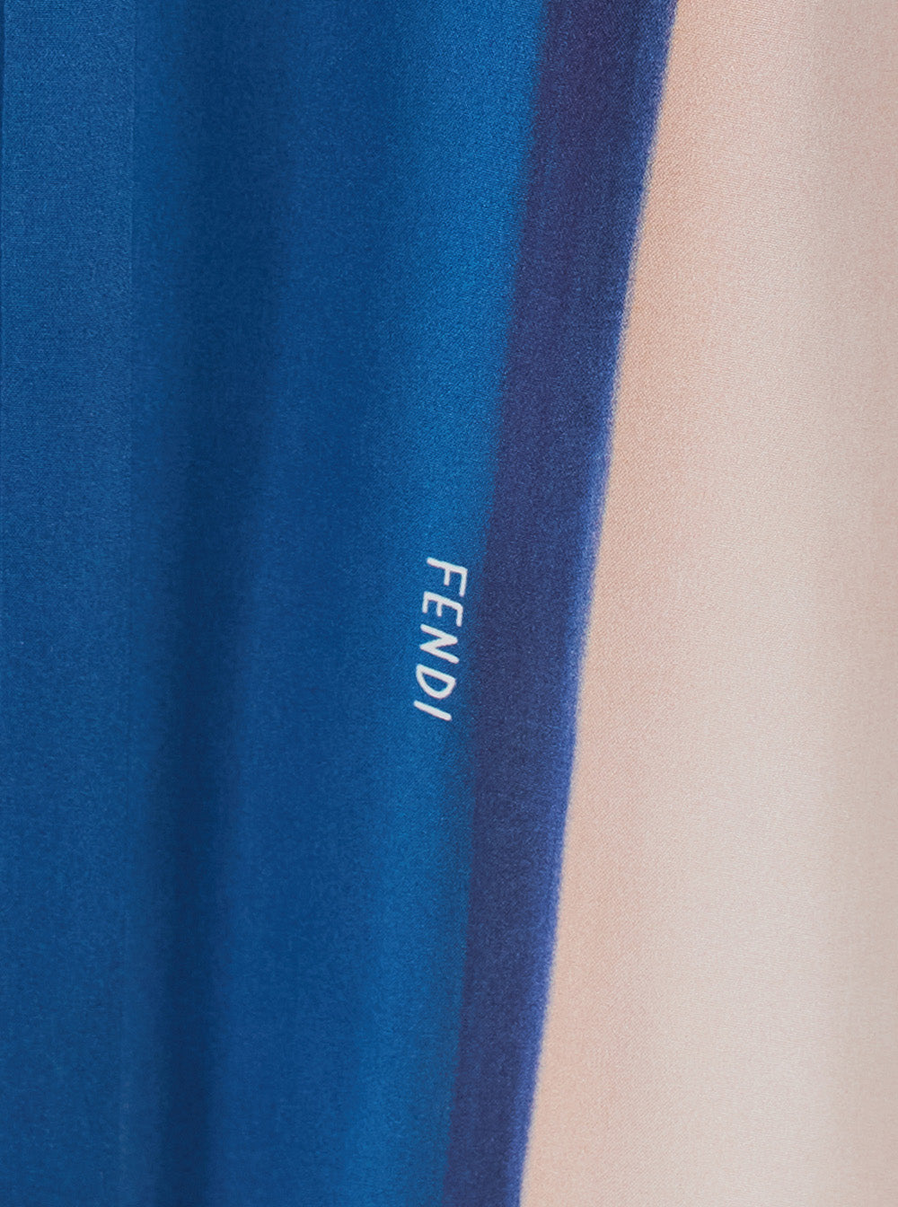 Fendi Women Multicolor Short Dress With Crossed V-Neck And All-Over Striped Motif In Silk For Women FENDI