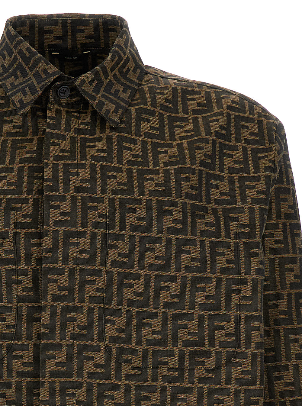 Fendi Men Overshirt Fendi Zucca Jacquard FENDI