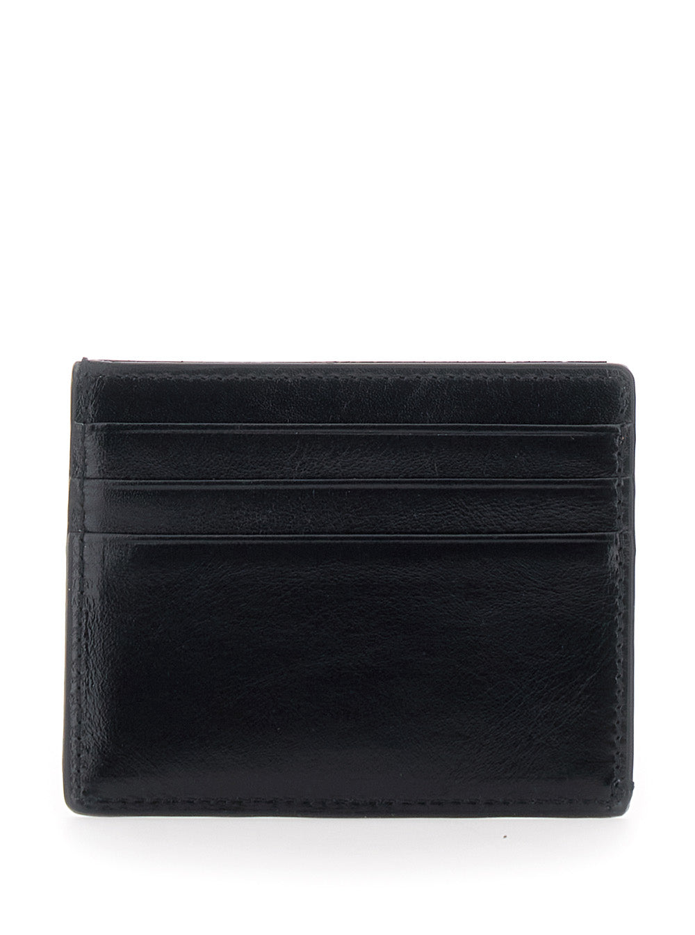 Versace Men Flat Card Case Calf Leather VERSACE