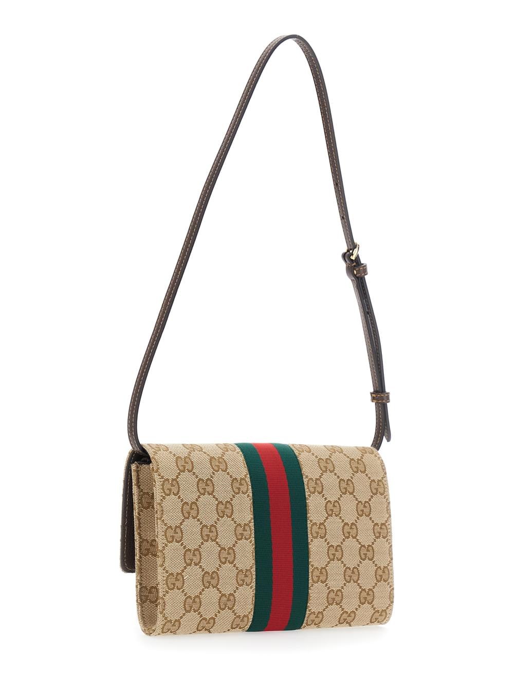 Gucci Women New Horsebit Wallet On Chain Original Gg Raw GUCCI