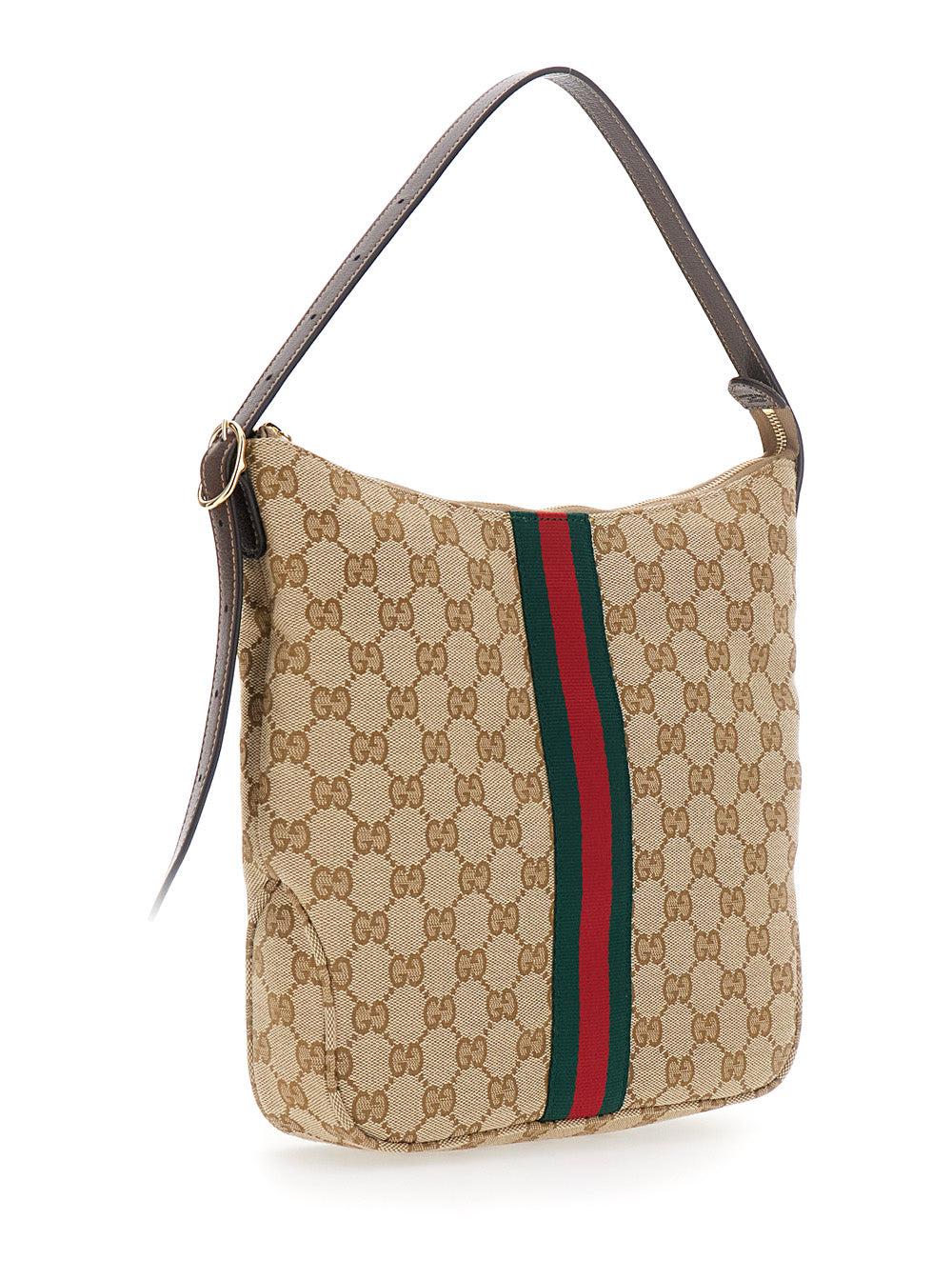 Gucci Men Lunetta Big Gucci Web Vintage Sand GUCCI
