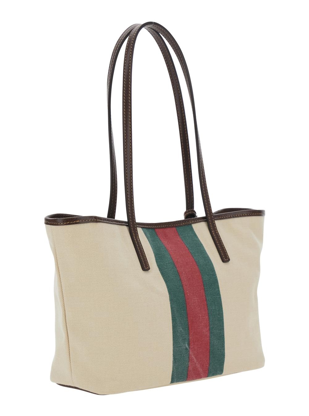 Gucci Women Gucci Summer Medium Hbg Canvas Washed Web 80/Joyfull GUCCI
