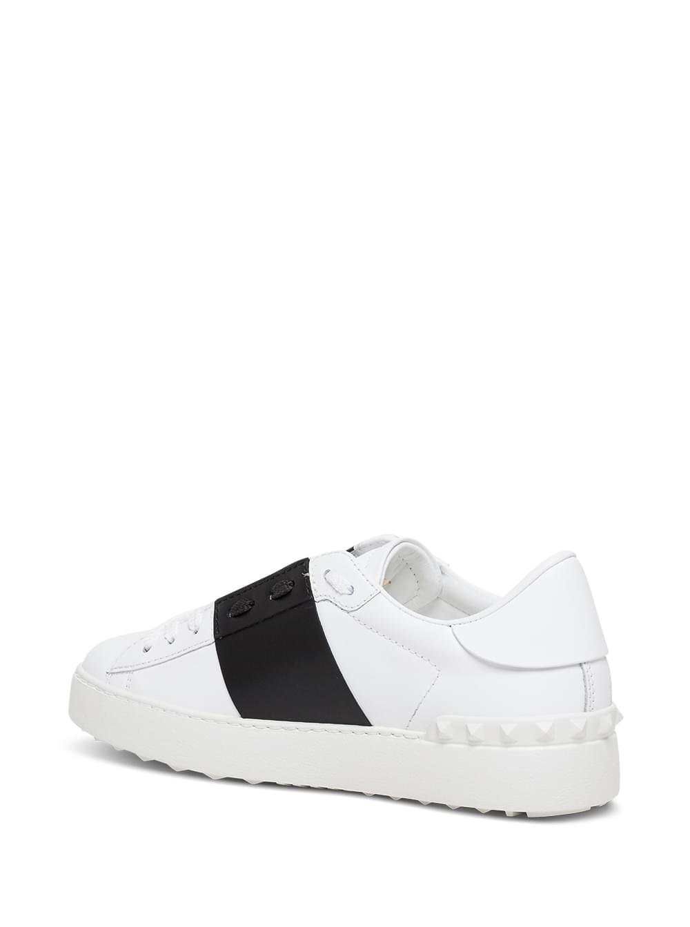 Valentino Garavani Women Sneaker 'Open' With Rockstud Details In White Leather For Women VALENTINO GARAVANI