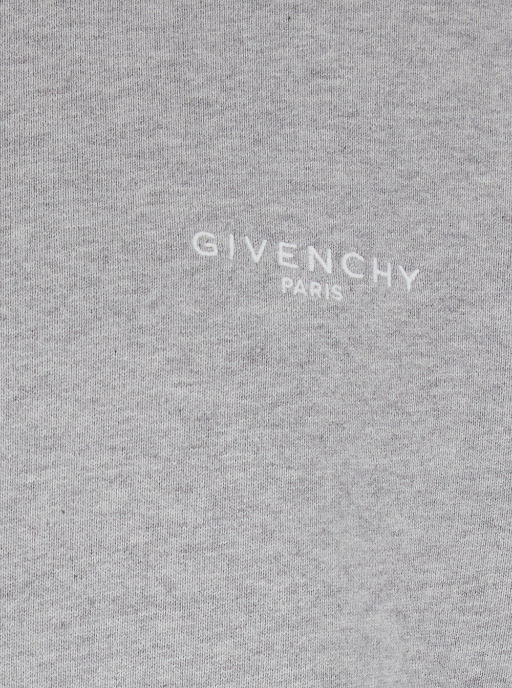 Givenchy Men Grey Hooded Sweatshirt With Logo Lettering Usl Front In Cotton Man GIVENCHY