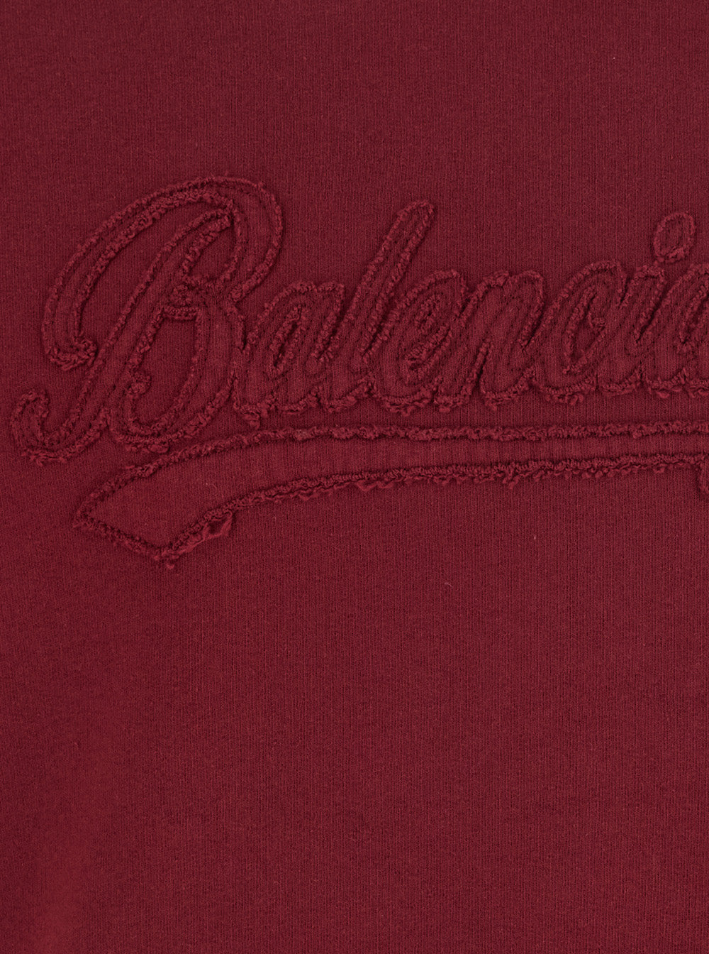 Balenciaga Men Red Hoodie With Drawstring Hood And Logo Lettering On The Front In Cotton For Men BALENCIAGA