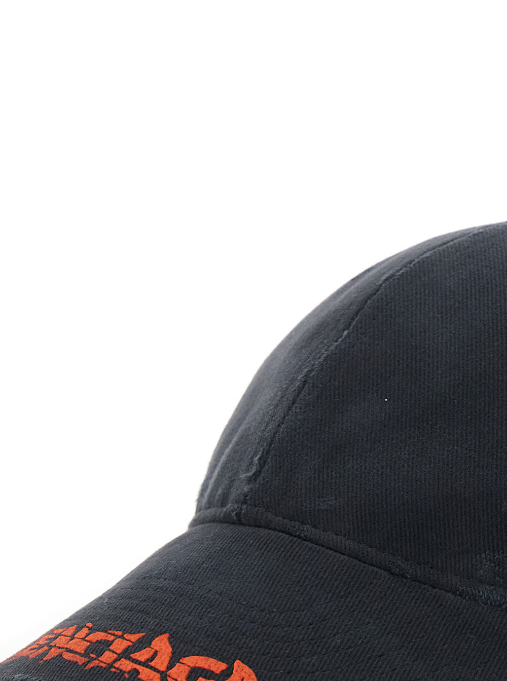 Balenciaga Men Black Baseball Cap With Logo Lettering On The Front In Cotton Men BALENCIAGA