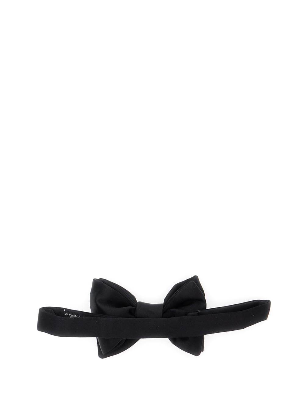 Tom Ford Men Tom Ford Men Black Bow Tie With Back Closure In Silk For Men TOM FORD