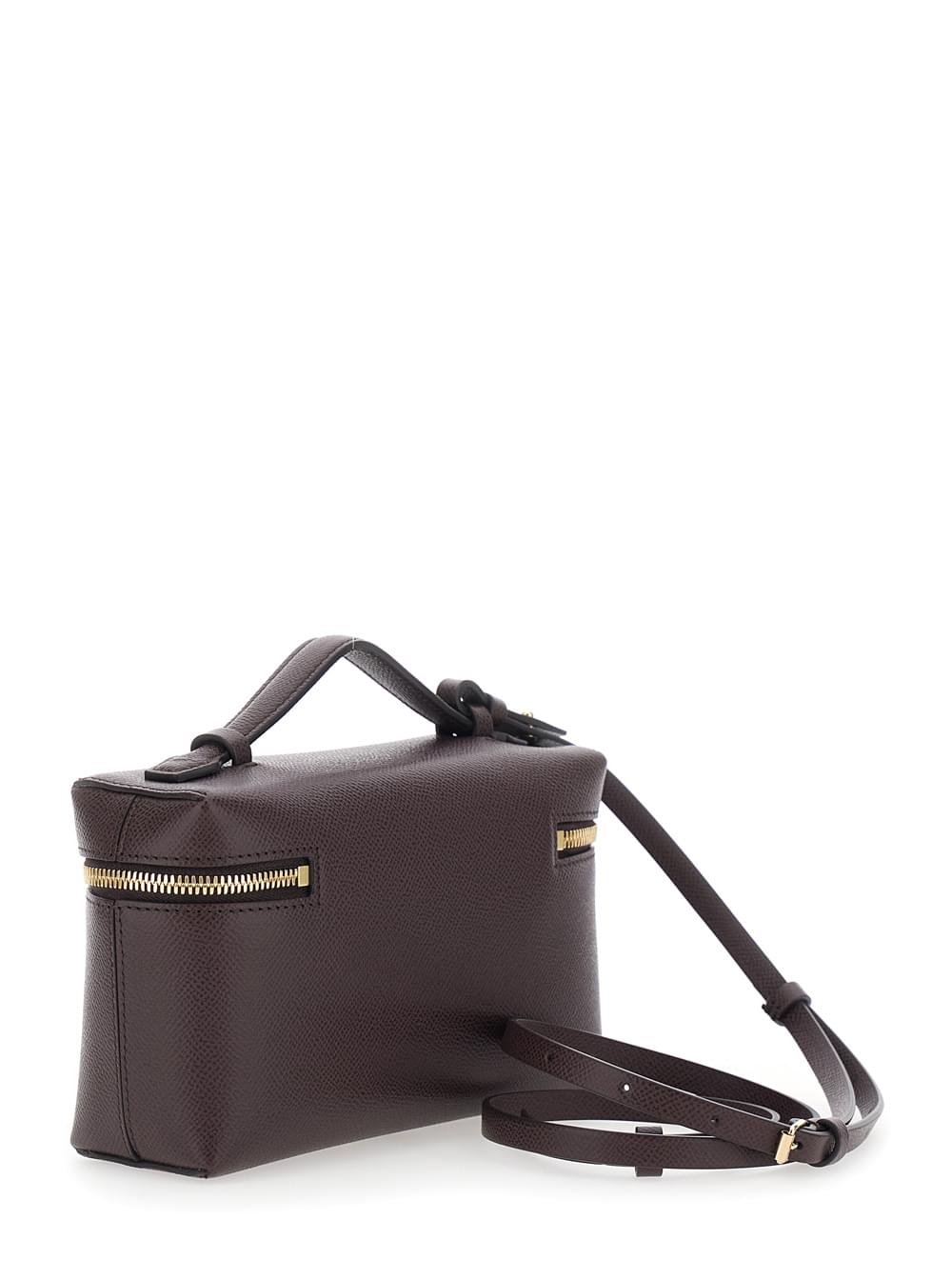 Victoria Beckham Women Bordeaux Crossbody Bag With Logo Lettering On The Front And Adjustable And Removable Strap In Leather For Women VICTORIA BECKHAM