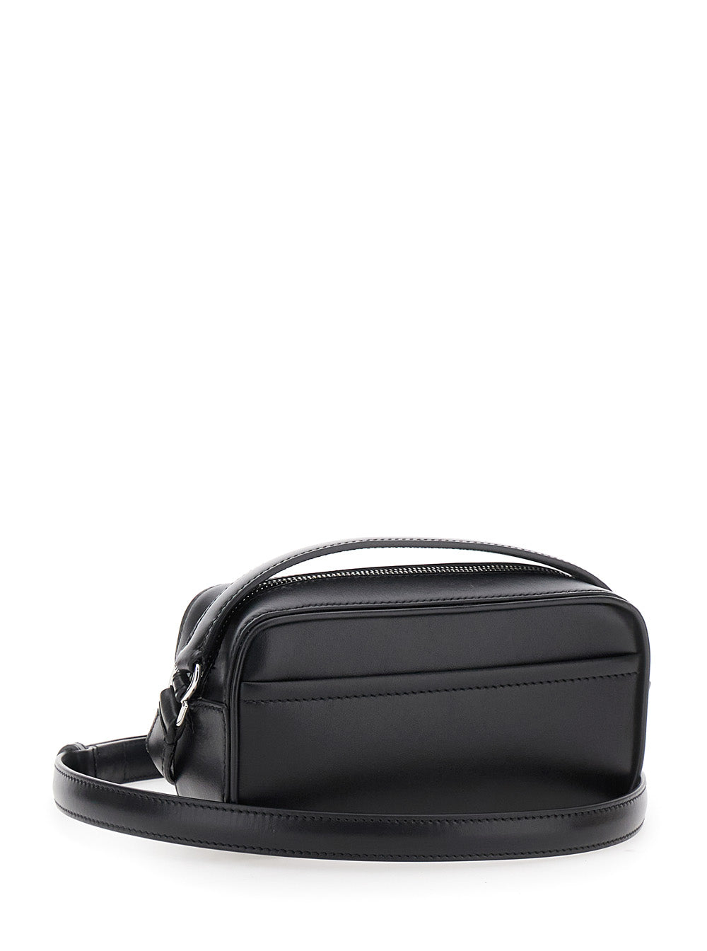 Jacquemus Men Crossbody Bag Le Baneto With Elegant Design In Black Leather For Women JACQUEMUS