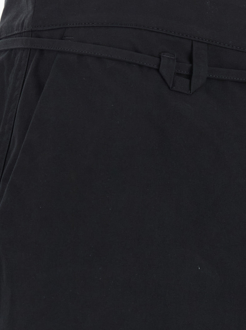 Jacquemus Men 'Le Pantalon Marin' Black Pants With Removable Belt And Wide Leg In Cotton For Men JACQUEMUS
