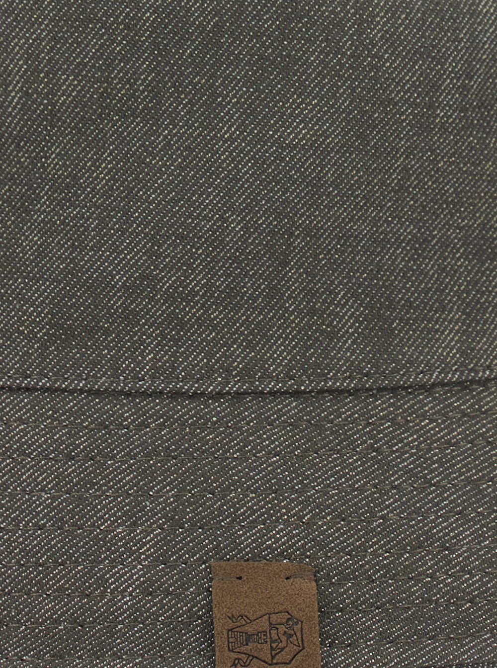 Brunello Cucinelli Women Green Bucket Hat With Logo Patch On The Front In Cotton Blend For Women BRUNELLO CUCINELLI