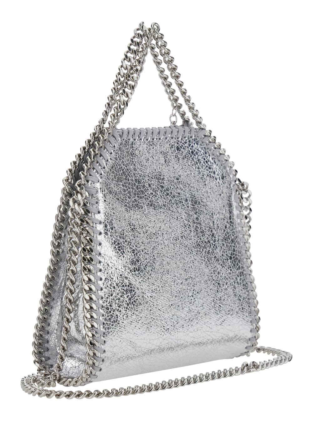 Stella Mccartney Women Stella Mccartney Women 'Falabella' Metallic Crossbody Bag With Chain Strap And Metallic Design In Ecoleather For Women STELLA MCCARTNEY