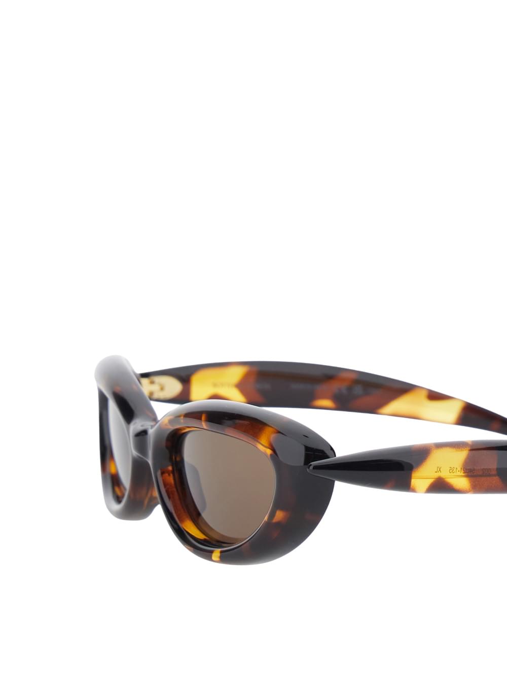 Bottega Veneta Women Brownsunglasses With Cat Eye Design And Leopard Motif In Plastic For Women BOTTEGA VENETA