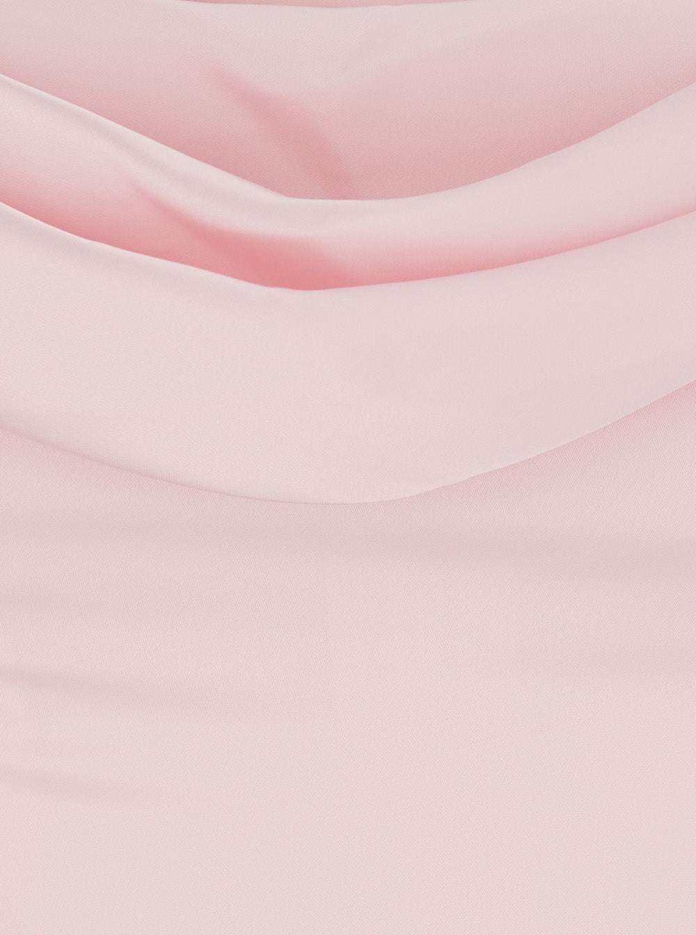 Rotate Women Pink Long Sleeveless Dress With Draping In Tech Fabric For Woman ROTATE