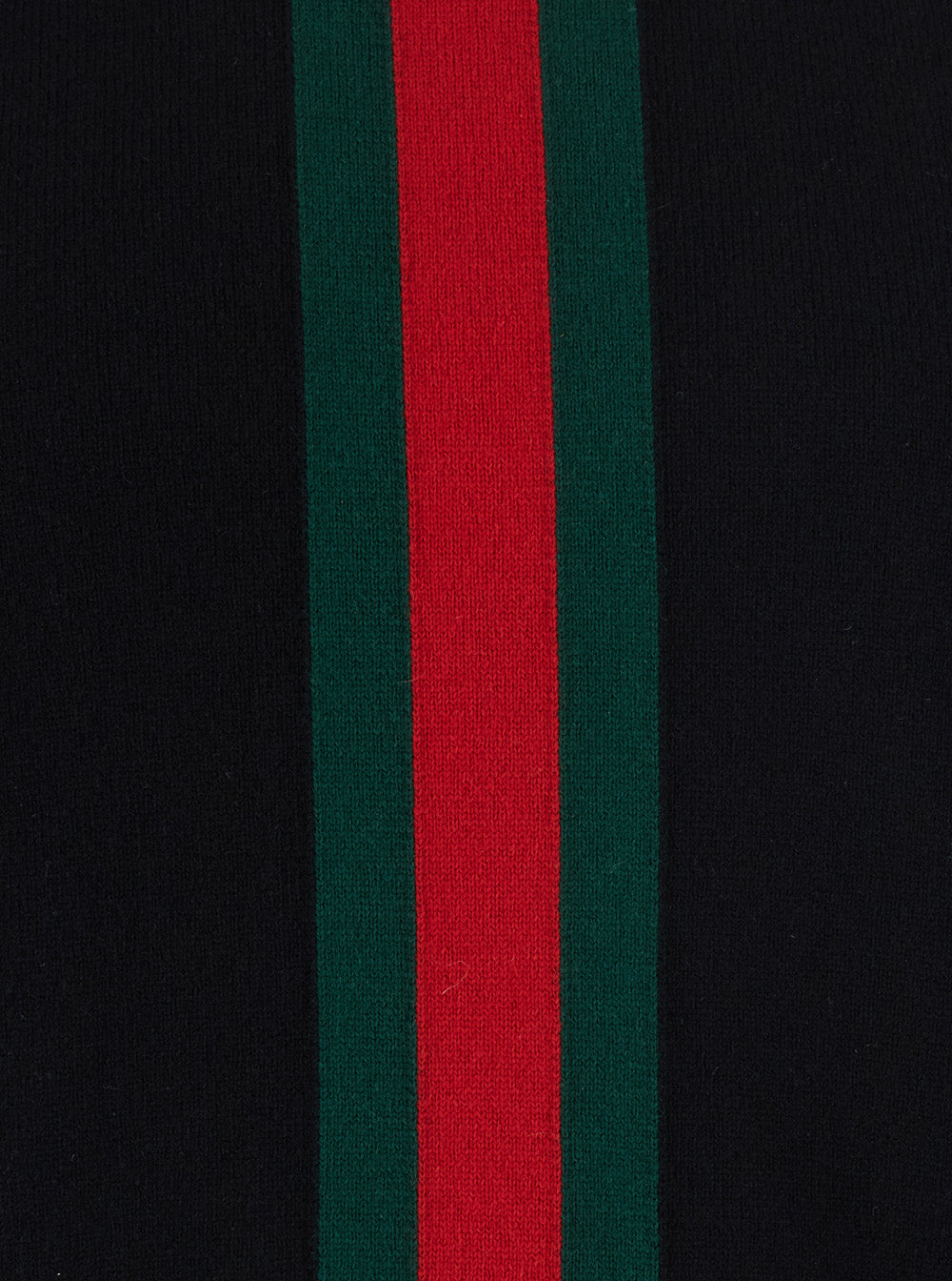 Gucci Men Blue Crewneck Sweater With Web Detail In Wool For Men