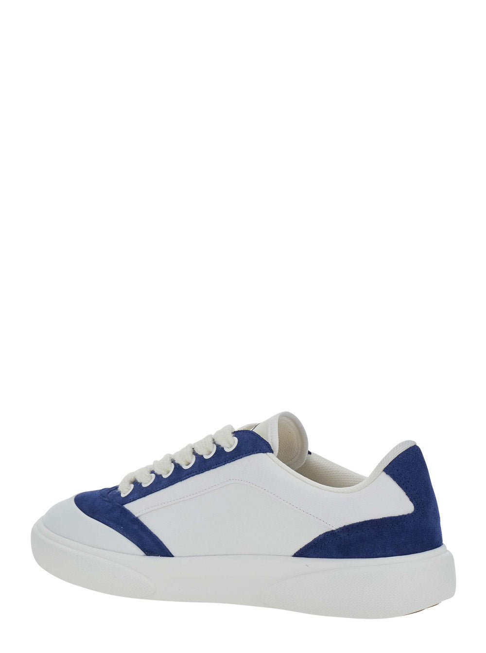 Casablanca Men 'Mens Del Mar' White And Blue Sneaker With Logo Lettering On The Side In Leather And Tech Fabric Men CASABLANCA