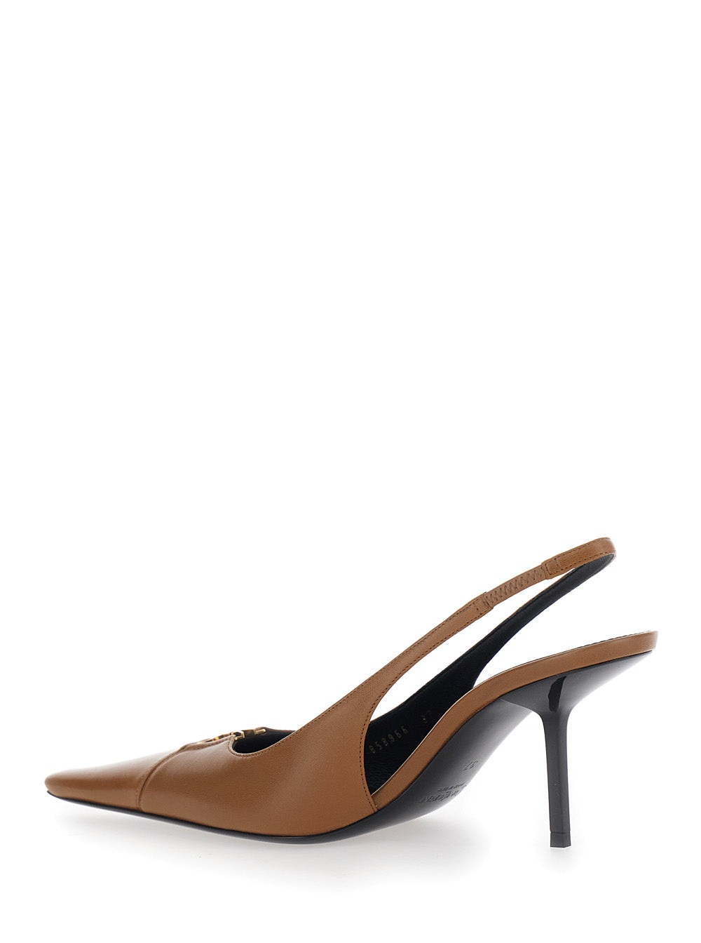 Saint Laurent Women High Heel 'Babylone' Brown Leather Women's Pumps