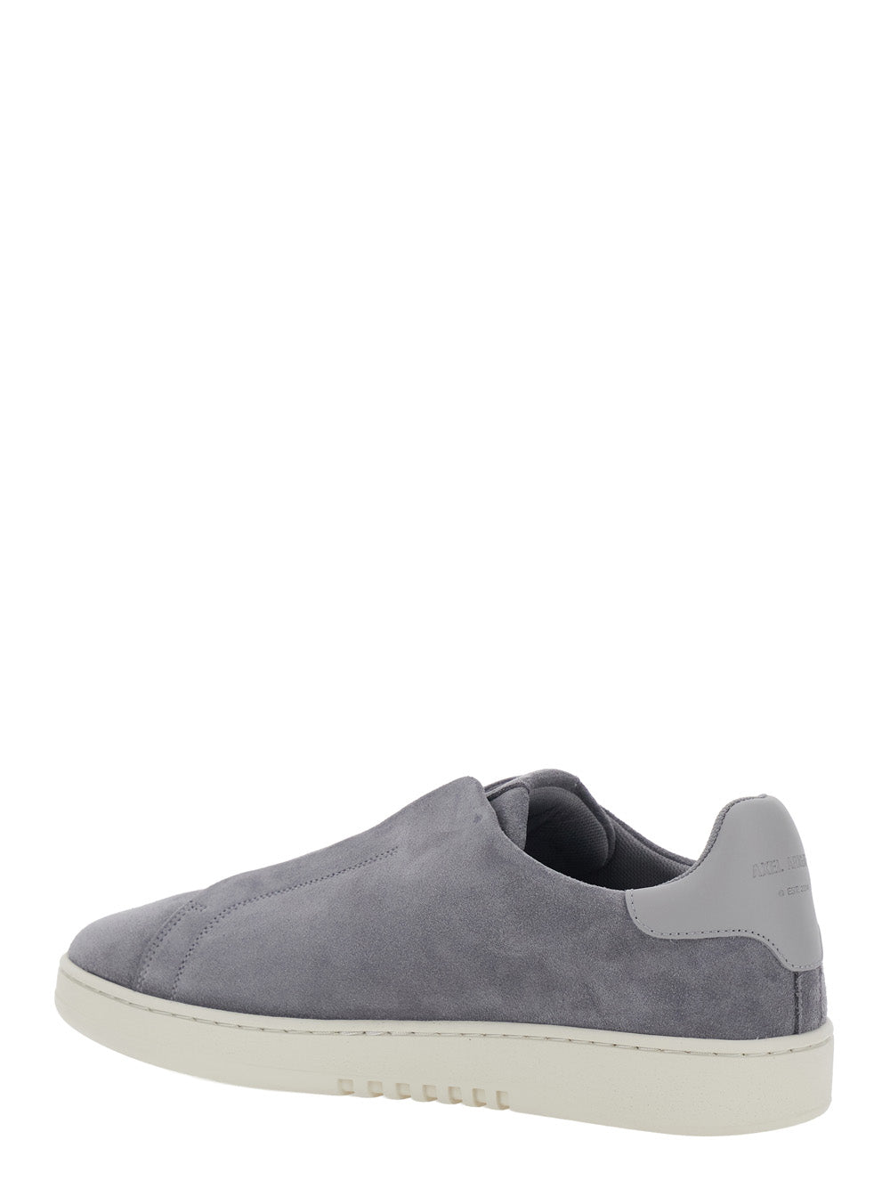 Axel Arigato Men 'Dice' Gray Laceless Sneakers With Logo Lettering On The Side And Heel In Suede For Men AXEL ARIGATO