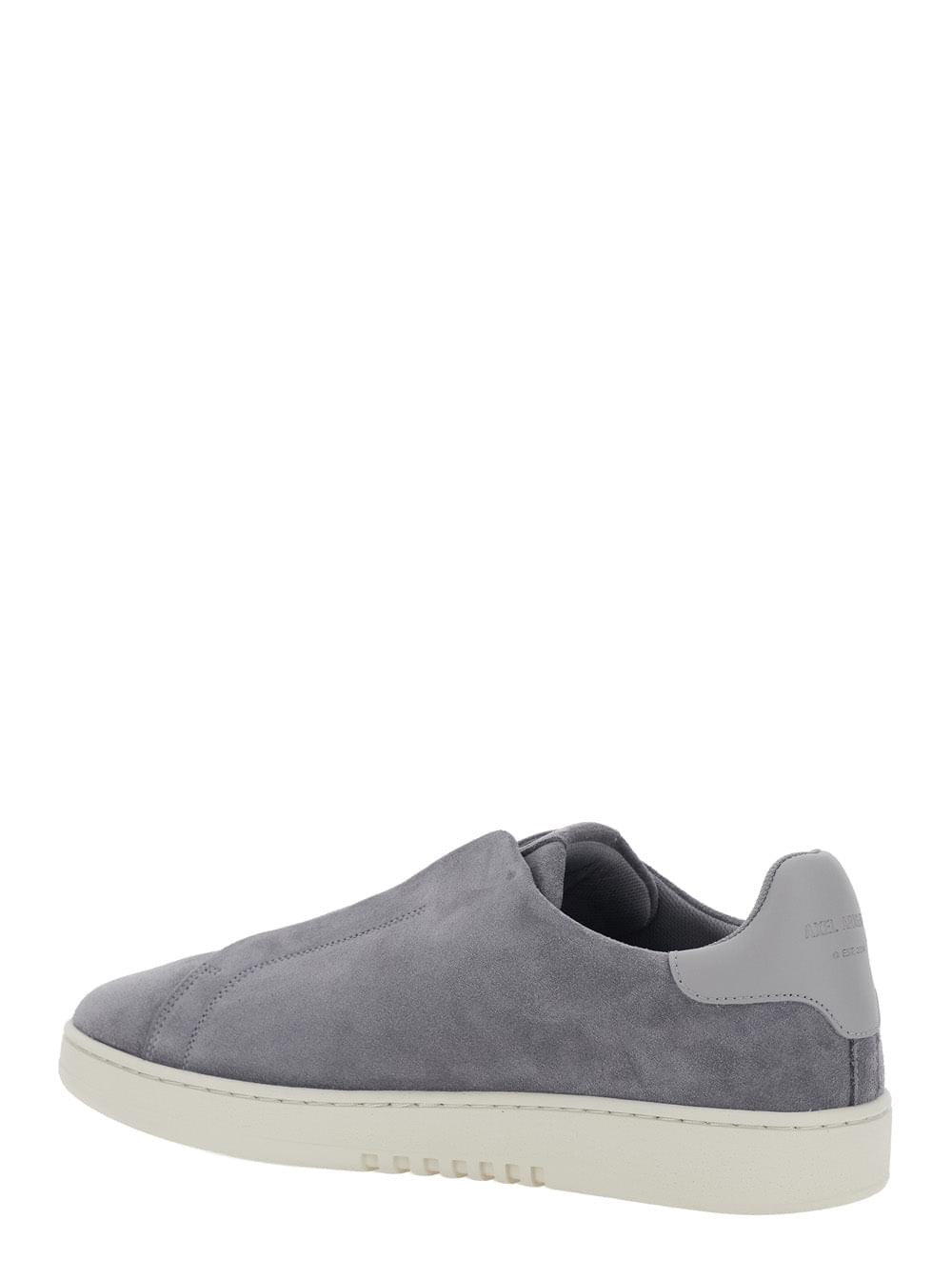 Axel Arigato Men 'Dice' Gray Laceless Sneakers With Logo Lettering On The Side And Heel In Suede For Men AXEL ARIGATO