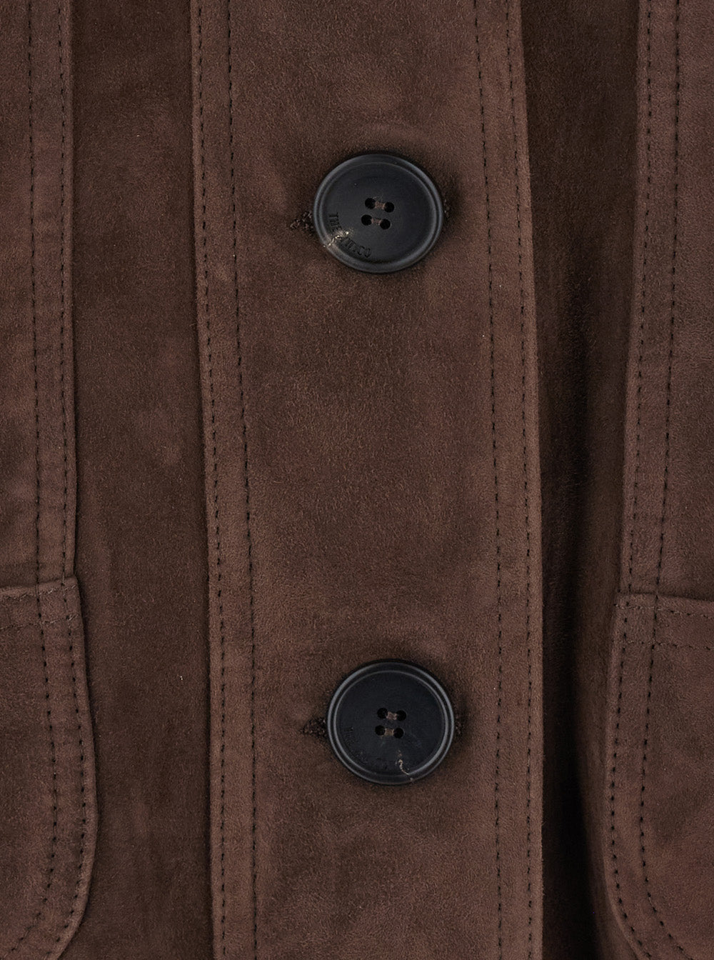 The Attico Women Brown Bomber Jacket With High Ribbed Collar In Suede For Women