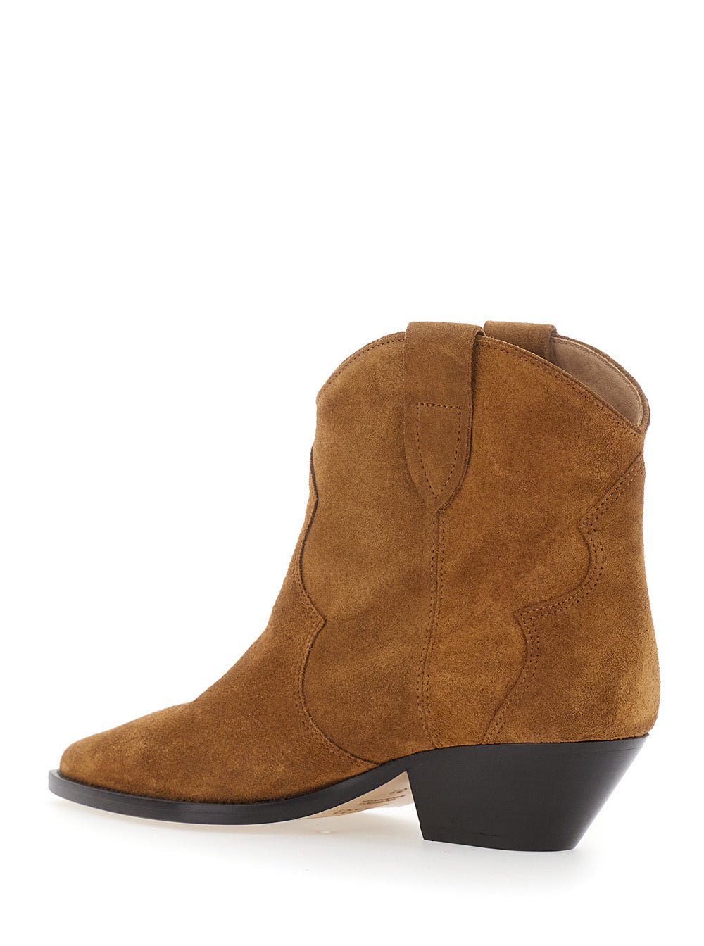 Isabel Marant Women 'Dewina' Brown Ankle Boots With Medium Heel In Suede For Women ISABEL MARANT